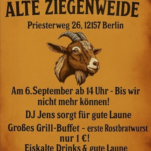 Große Eröffnungsfeier im Biergarten "Alte Ziegenweide"