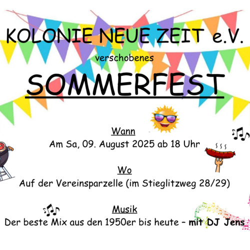 Sommerfest in der Kolonie "Neue Zeit"