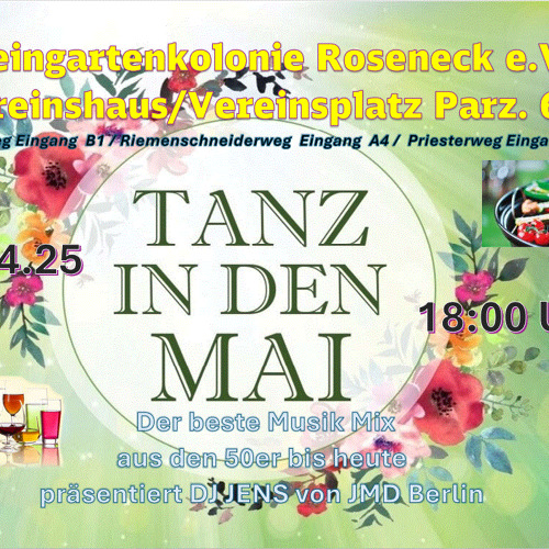 Tanz in den Mai in der Kolonie "Roseneck"Einfach unten die Datei anklicken.