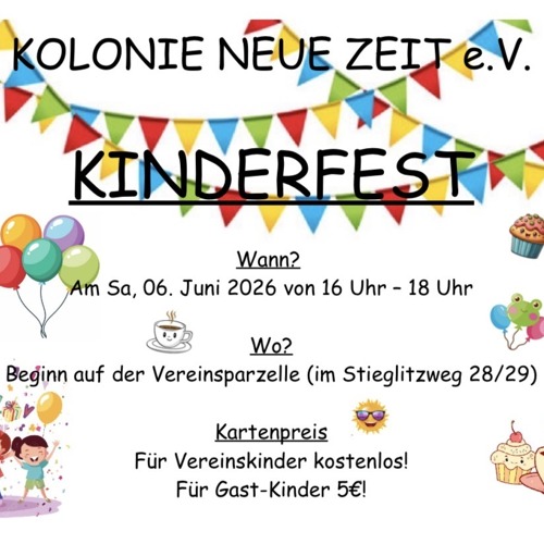 Kinderfest "Neue Zeit"